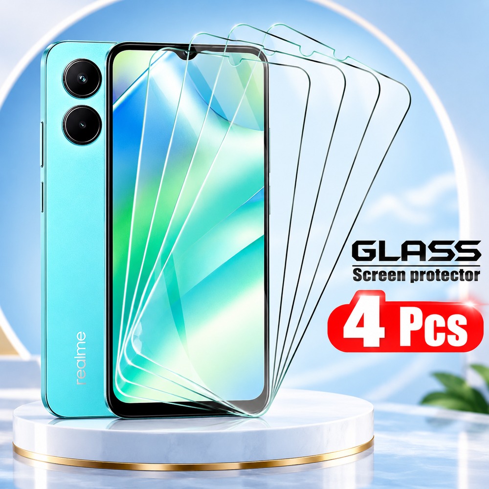4PCS Tempered Glass For Realme - Realme C67 recension och pris
