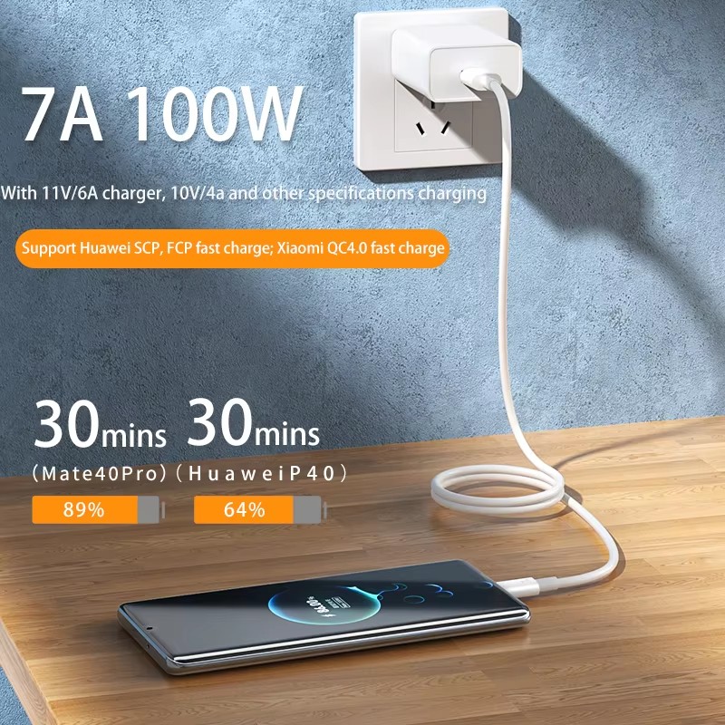 7A 100W Super Fast Charge Type - Huawei Nova 12 recension och pris